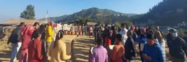 Tamakoshi-Kathmandu 200/400 kV Transmission Line and Substation Projects in Dunghyul Bhoda (Shankharapur Municipality-3, Kathmandu)