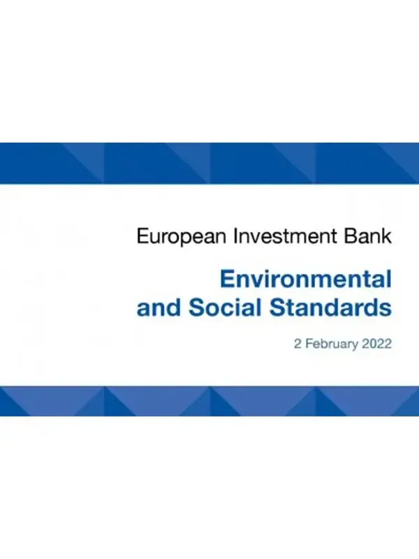 EIB Environmental and Social Standards