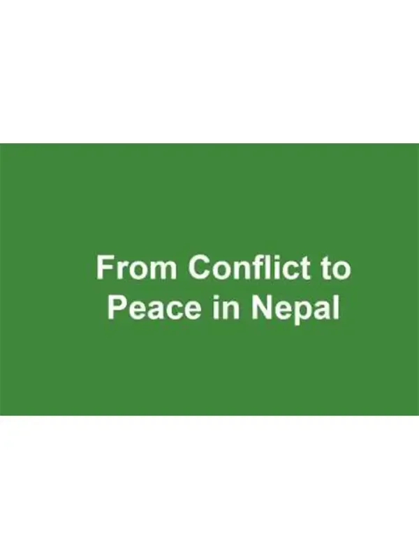 From Conflict to Peace in Nepal Peace Agreements 2055-10