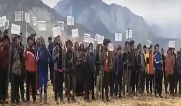 Community demonstration against "Dhorpatan Hunting Reserve"
